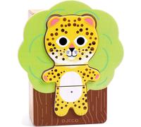 Djeco Puzzle en bois Arbramix 3 pièces Vert G