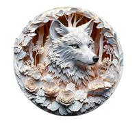Puzzle en bois adulte 3D Loup - 300 pièces - Puzzle en bois - Boîte cadeau, décoration murale et cadeau pour amis et familles (14 ans+)