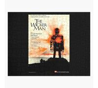 Puzzle en bois Affiche du film britannique « The Wicker Man » 300 pièces 38x26 cm jouet décoration