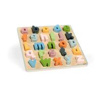 Puzzle en Bois Alphabet Minuscules - Éducatif et Coloré