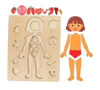 Puzzle en Bois Anatomie du Corps Humain 1 Set pour Garçon et Filles
