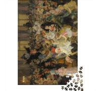 Puzzle en Bois Art, Casse-tête Peinture, Jules Alexandre Grün Puzzles Impossible 1000 Pièces Jeu Éducatif Défi Jouet, Puzzles Museums pour Adolescents Et Adultes Cadeaux