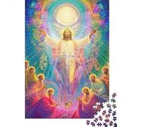 Puzzle en Bois Art Et Divertissement 1000 Pièces - Jésus | Fusion Parfaite De Loisir Et Culture | pour Amoureux d'art De Tout Âge