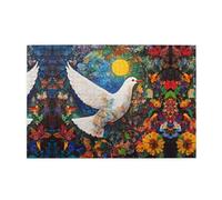 Puzzle en bois avec 1000 pièces WZYWHJ Beau motif de pigeon stimulant pour les loisirs à la maison et le divertissement adapté pour les adultes et les enfants