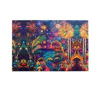 Puzzle en bois avec 1000 pièces WZYWHJ coloré motif feu d'artifice stimulant pour les loisirs à la maison et le divertissement, adapté pour les adultes et les enfants