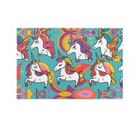 Puzzle en bois avec 1000 pièces WZYWHJ colorées motif de licornes stimulantes pour les loisirs à la maison et le divertissement, adapté pour les adultes et les enfants