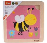 puzzle en bois avec 15 cm 4 pièces rose G