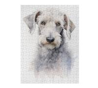Puzzle en Bois Bedlington Terrier pour Adultes, 500 PCS