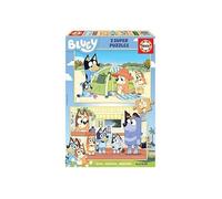 Puzzles en bois pour enfant Bluey - 2x 50 pièces