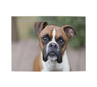 Puzzle en Bois Boxer Dog 2 pour Adultes et Seniors (500 pièces)