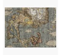 Puzzle en bois Carte d'Elden Ring 300 pièces 38x26 cm jouet décoration mura