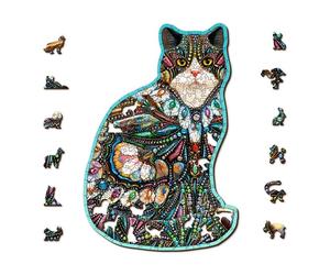 Puzzle en bois chat aux bijoux 250 pcs