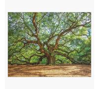 Puzzle en bois Chêne ange - Arbre ancien sur l'île Johns en Caroline du Sud 300 pièces 38x26 cm jouet décoration mu