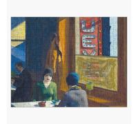 Puzzle en bois Chop Suey d'Edward Hopper 300 pièces 38x26 cm jouet décoration mura