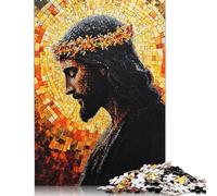 Puzzle en bois chrétien de Jésus pour adultes, 1000 pièces, jouets, jeux de puzzle pour les familles, cadeaux d'anniversaire, puzzles éducatifs pour garçons et filles (75x50 cm)