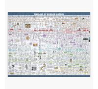 Puzzle en bois Chronologie de l'histoire des sciences 300 pièces 38x26 cm jouet décoration mura
