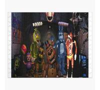 Puzzle en bois cinq nuits chez Freddy 300 pièces 38x26 cm jouet décoration mura