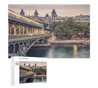 Puzzle en Bois Classique Bir Hakeim Sunset pour Adultes, 1000 PCS