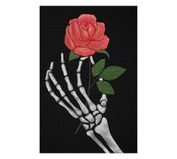 Puzzle en Bois Classique Bones Pop Art pour Adultes, 1000 PCS | Un loisir d'intérieur concentré - une activité facile à interrompre puis reprendre le w nd.