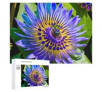 Puzzle en Bois Classique Passion Flower Bloom pour Adultes, 500 PCS
