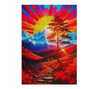 Puzzle en Bois Classique Signature Landscape pour Adultes, 300 PCS