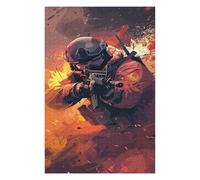 Puzzle en Bois Classique Soldier in Action, Digital Art pour Adultes, 1000 PCS