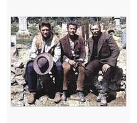 Puzzle en bois Clint Eastwood Eli Wallach Lee Van Cleef 1966 300 pièces 38x26 cm jouet décoration mura
