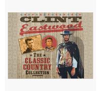 Puzzle en bois Clint Eastwood - La collection country ultime 300 pièces 38x26 cm jouet décoration mura