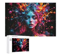 Puzzle en Bois Coloré As My Mind Explodes pour Adultes, 1000 PCS
