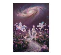 Puzzle en Bois Coloré Celestial Garden Path pour Adultes, 500 PCS | Cadeau pour amateur de puzzle : cadeau puzzle pour adulte, moment puzzle seul ou à plusieurs.