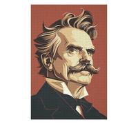 Puzzle en Bois Coloré Friedrich Nietzsche pour Adultes, 1000 PCS
