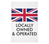 Puzzle en Bois Coloré Local Operator UK pour Adultes, 1000 PCS