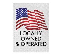 Puzzle en Bois Coloré Local Operator USA pour Adultes, 500 PCS