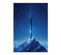 Puzzle en Bois Coloré The Polaris Sword pour Adultes, 300 PCS