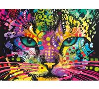 Puzzle En Bois - Colourful Cat - 1000 Pièces