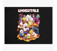 Puzzle En Bois Conception Amusante Des Personnages Principaux Du Jeu Vidéo Undertale 300 Pièces 38x26 Cm Jouet Décoration Mur