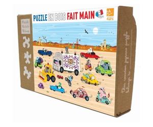 Puzzle en bois Course dans le désert 24 pièces Michèle Wilson® - Puz