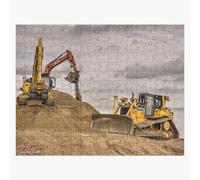 Puzzle en bois Creuser et somnoler 300 pièces 38x26 cm jouet décoration mura