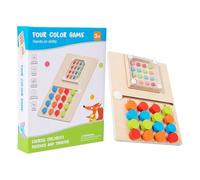 Puzzle en Bois D'Appariement des Couleurs | Jeu De Table avec Billes À Secouer Et Couleurs,Plateau De Puzzle De Tri des - pour Maison Enfant Préscolaire Tout-Petit Salle De Classe