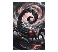 Puzzle en Bois Dark Scorpio Rising pour Adultes, 1000 PCS