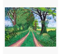 Puzzle en bois David Hockney a signé - L'arrivée du printemps 300 pièces 38x26 cm jouet décoration mu