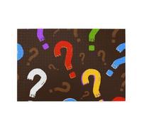Puzzle en Bois de 1000 pièces avec Points d'interrogation colorés pour Adultes