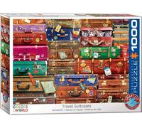Puzzle En Bois De 1000 Pièces De Valises De Voyage