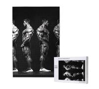 Puzzle en bois de 1000 pièces pour adultes et familles - Évolution du bodybuilding - Puzzle d'art pour soirées de jeu, décoration d'intérieur, soulagement du stress et entraînement cérébral