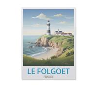 Puzzle en Bois De 1000 Pièces pour Adultes，Le Folgoët France，Jouets De Décompression Éducatifs Et Intellectuels, Jeux Familiaux Amusants pour Enfants（75x50cm）-GN37