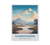 Puzzle en Bois De 1000 Pièces pour Adultes，Parc National des Cairngorms, Écosse，Jouets De Décompression Éducatifs Et Intellectuels, Jeux Familiaux Amusants pour Enfants（75x50cm）-T17