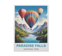 Puzzle en Bois De 1000 Pièces pour Adultes,Parc National des Chutes Paradise,Jouets De Décompression Éducatifs Et Intellectuels, Jeux Familiaux Amusants pour Enfants(75x50cm)-B1