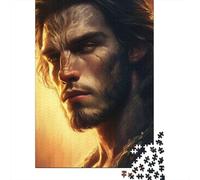 Puzzle en Bois de 1000 pièces pour Adultes, Puzzle carré « Belle bête » pour Enfants, Jeux en Famille, Cadeaux de Noël, 1000 pièces (75 x 50 cm)