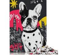 Puzzle en Bois de 1000 pièces « Urban Pup » (75 x 50 cm) pour Adultes et Amateurs de Puzzles