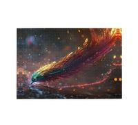 Puzzle en bois de 1000 pièces WZYWHJ avec plume étrange pour adultes et enfants, parfait pour s'amuser en famille, soulager le stress